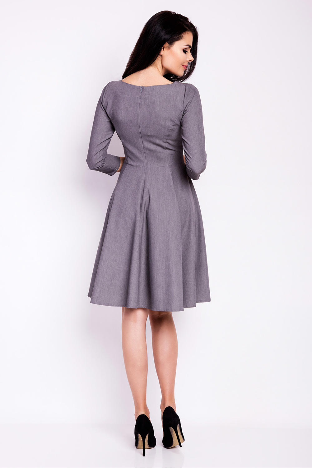 Sukienka Model A707 Grey - awama - obrazek 4
