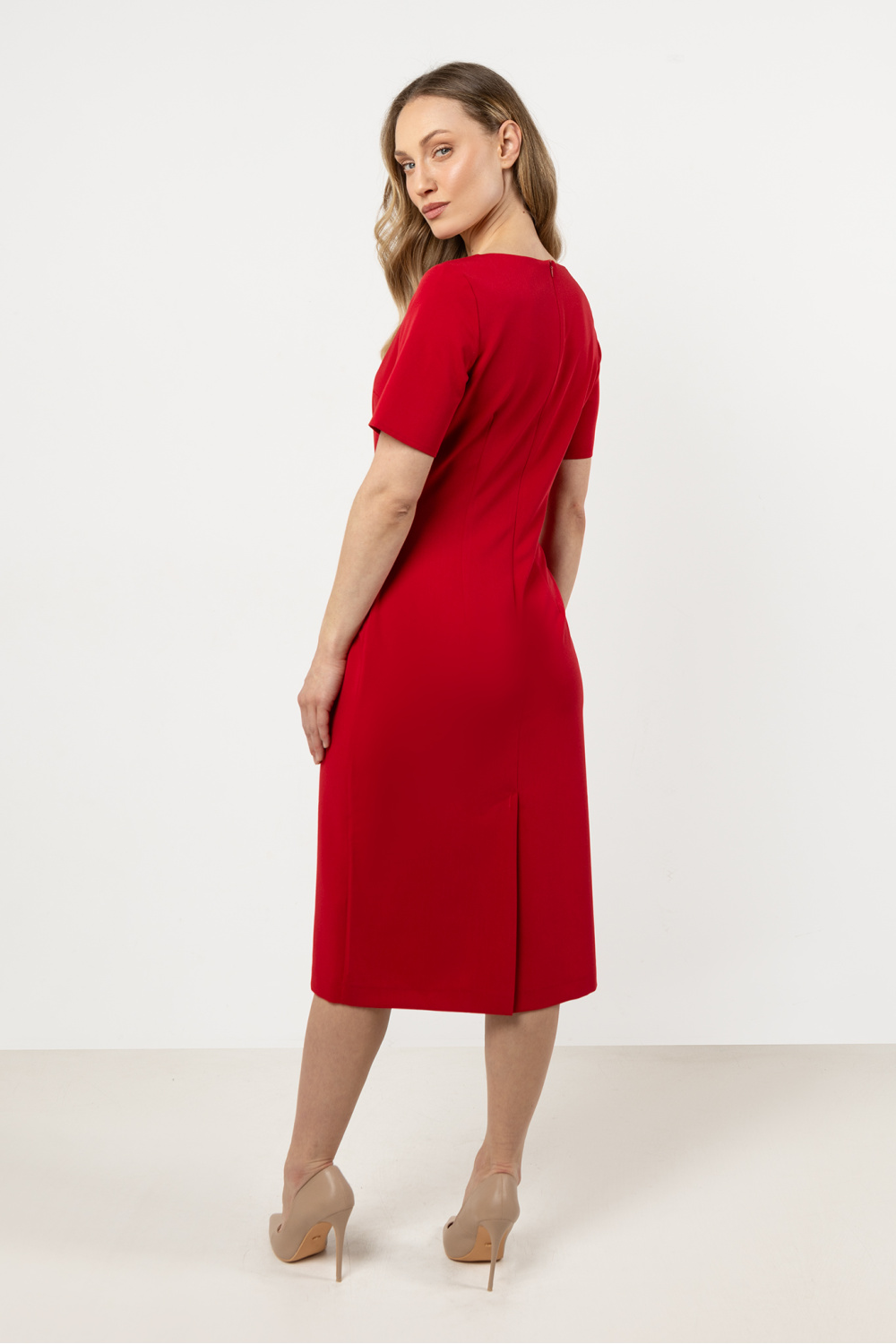Sukienka Model A706 Red - awama - obrazek 4