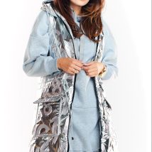 Kamizelka Damska Model A332 Silver – awama