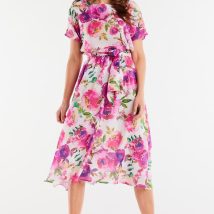 Sukienka Model A510 Pink/White – awama