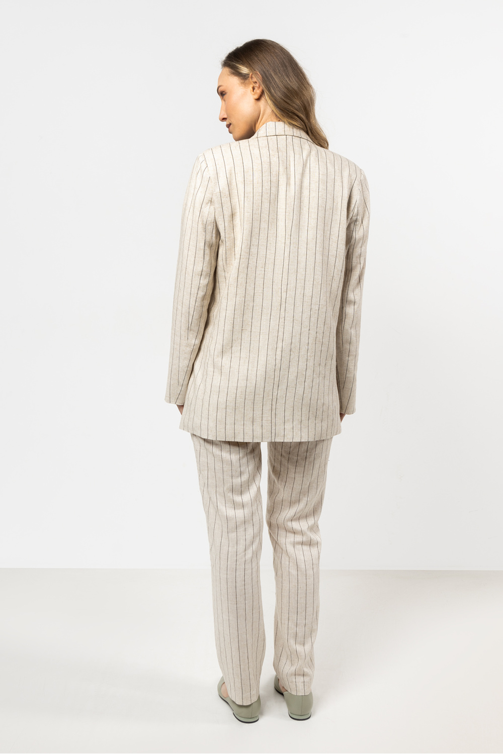 Spodnie Damskie Model A726 Mocca - awama - obrazek 4