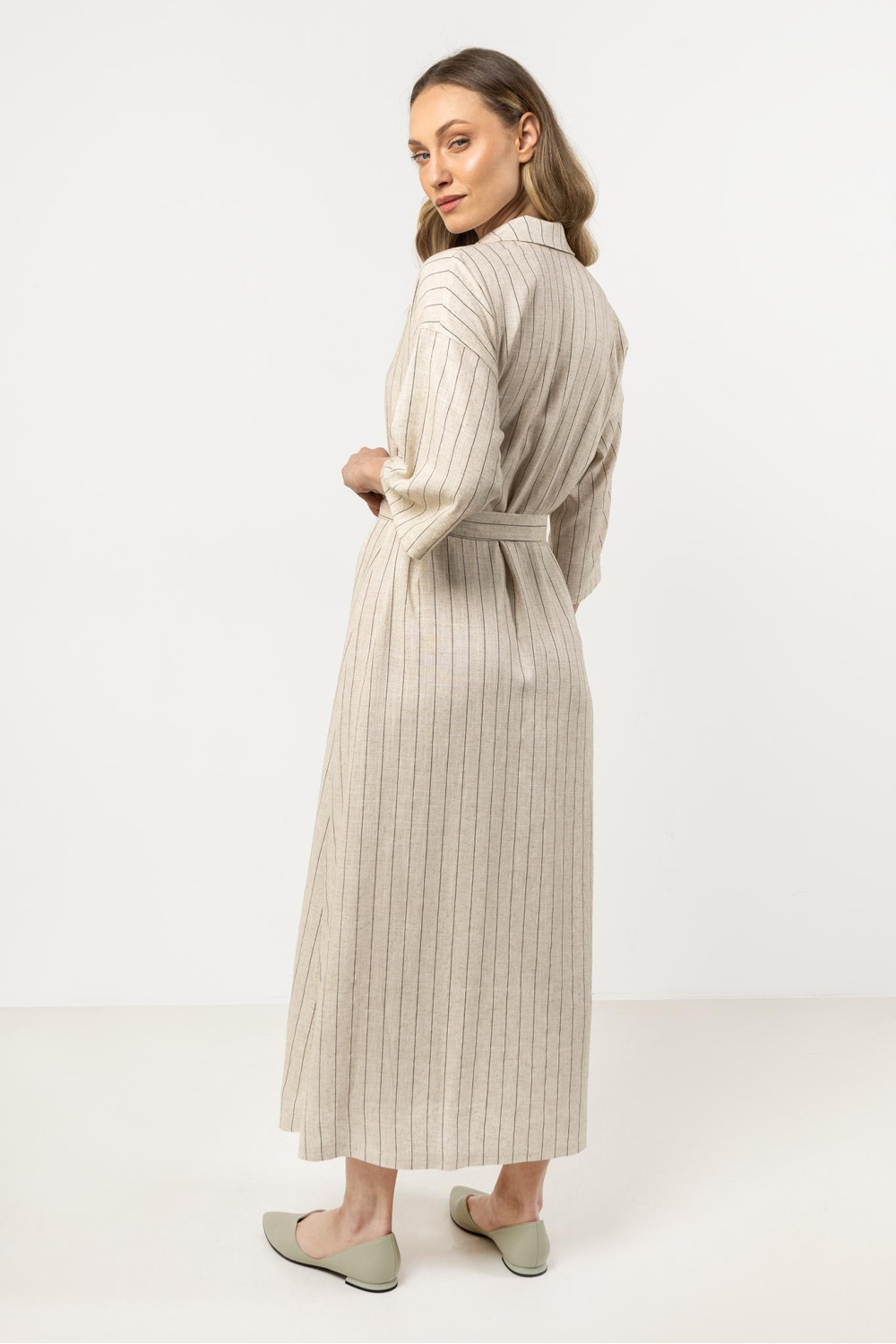 Sukienka Model A730 Mocca - awama - obrazek 4