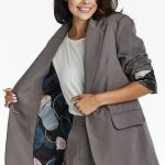 Żakiet Model A676 Taupe - awama - obrazek 5