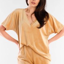 Szorty Damskie Model A418 Beige – awama