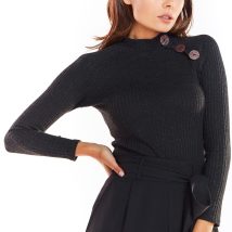 Sweter Damski Model A315 Black – awama