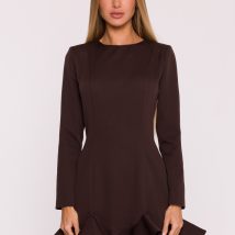 Sukienka Model MOE880 Brown – Moe