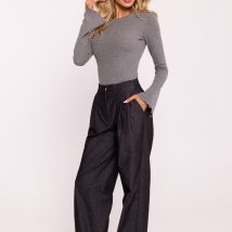Spodnie Damskie Model MOE799 Grafit – Moe