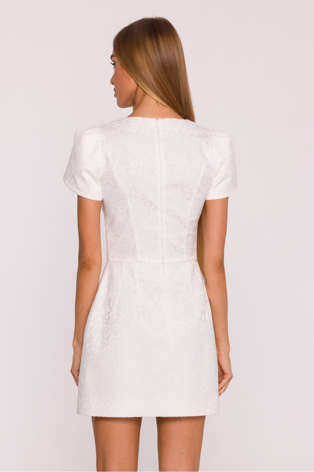 Sukienka Model MOE882 Śmietana - Moe - obrazek 4