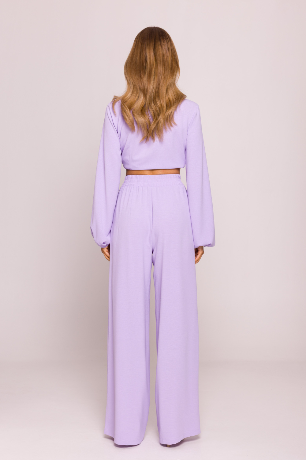 Spodnie Damskie Model MOE862 Fiołek - Moe - obrazek 3