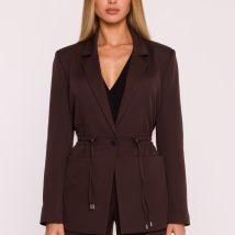 Marynarka Damska Model MOE873 Brown – Moe