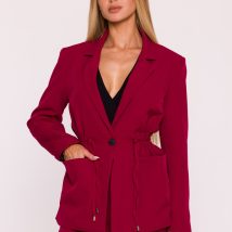 Marynarka Damska Model MOE873 Bordo – Moe