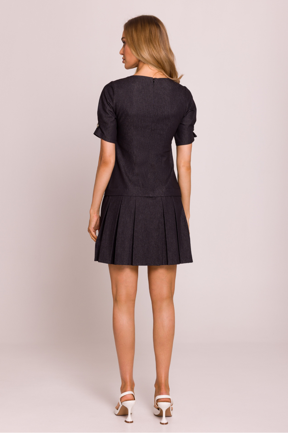 Sukienka Model MOE842 Grafit - Moe - obrazek 4