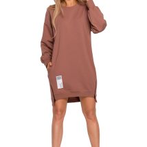 Sukienka Model MOE676 Chocolate – Moe