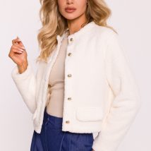 Bluza Damska Model MOE807 Ecru – Moe Hurtownia odzieży on-line, moda damska, bielizna i obuwie dla kobiet – Matterhorn.pl
