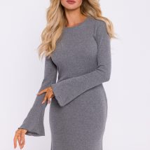 Sukienka Model MOE821 Grey Melange – Moe