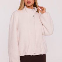 Kurtka Damska Model MOE885 Beige – Moe