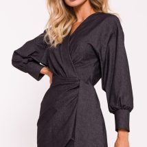 Sukienka Model MOE802 Grafit – Moe