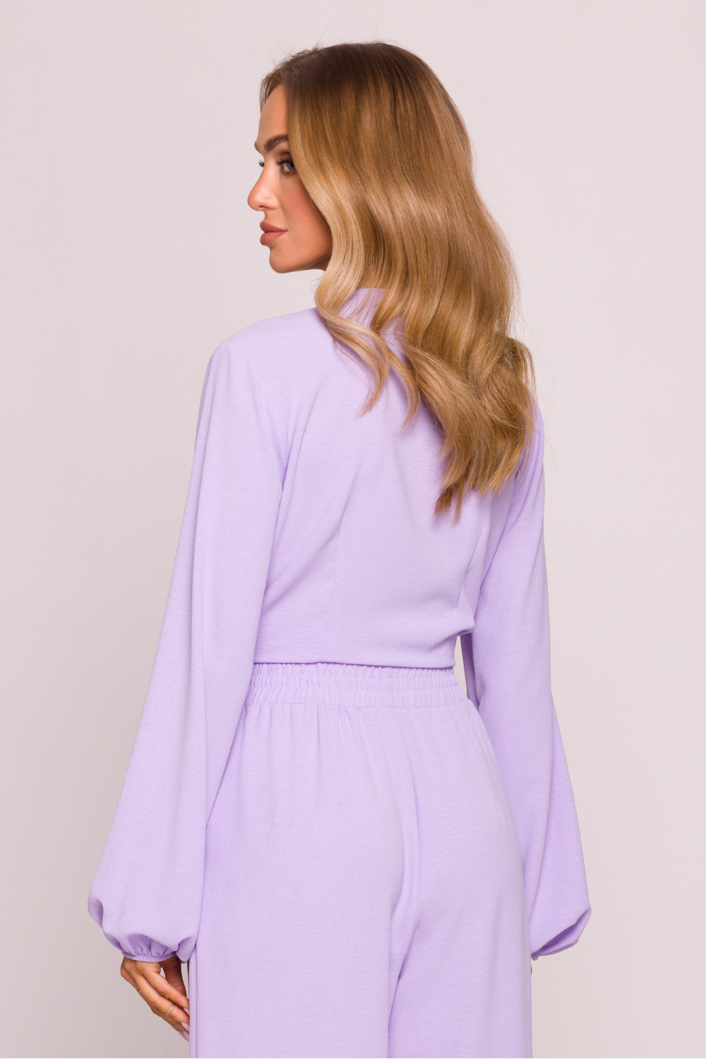 Bluzka Model MOE861 Fiołek - Moe - obrazek 4