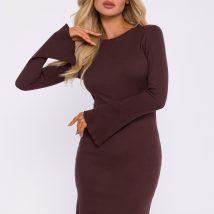 Sukienka Model MOE821 Brown – Moe