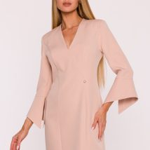 Sukienka Model MOE876 Beige – Moe