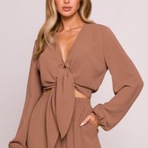 Bluzka Model MOE861 Czekolada – Moe