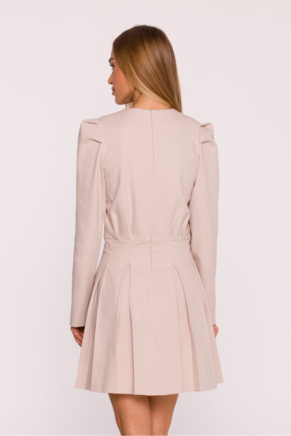 Sukienka Model MOE884 Beige - Moe - obrazek 4