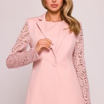 Marynarka Model MOE865 Powder Pink – Moe