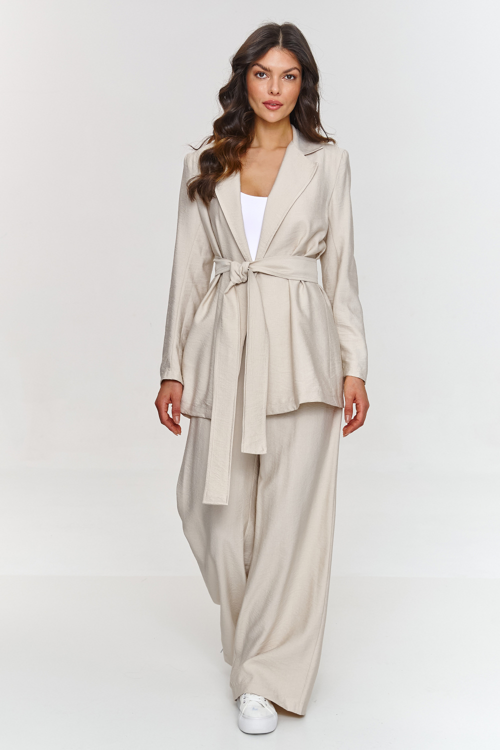 Spodnie Komplet Model M883 Light Beige - Makadamia