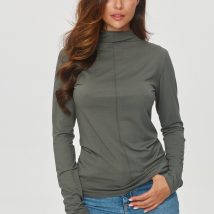 Bluzka Model M840 Khaki – Makadamia