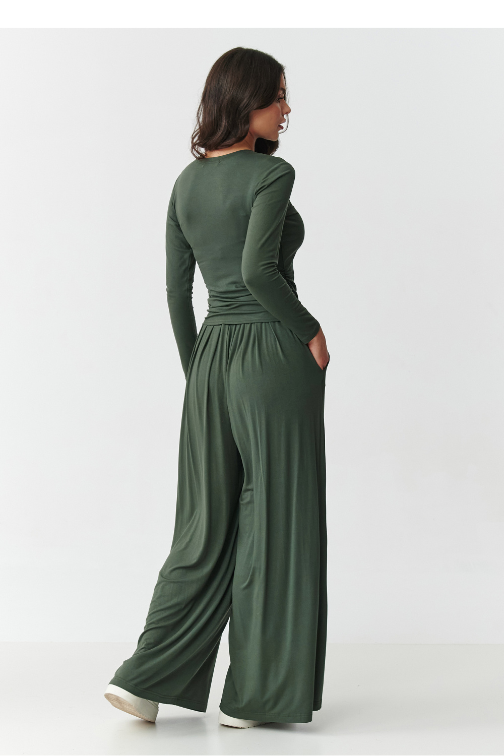 Spodnie Komplet Model M892 Khaki - Makadamia - obrazek 3