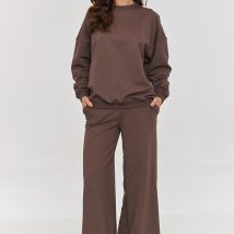 Spodnie Komplet Model M863 Czekolada – Makadamia