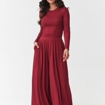Spodnie Komplet Model M892 Bordo – Makadamia