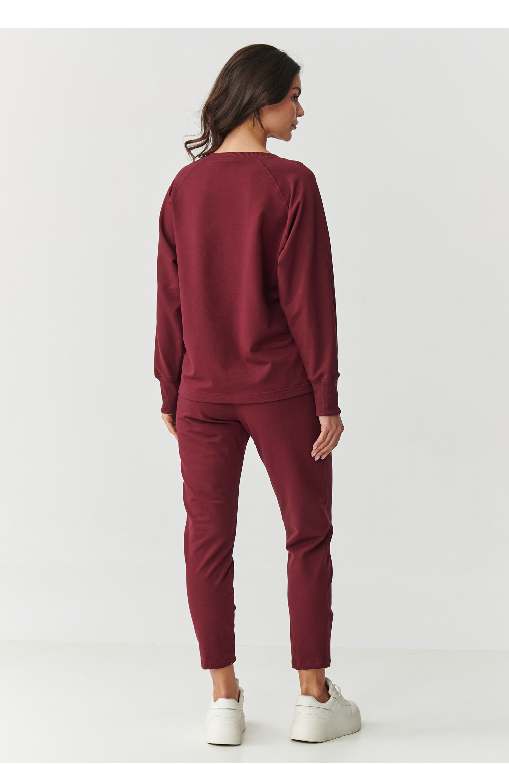 Spodnie Komplet Model M888 Bordo - Makadamia - obrazek 3
