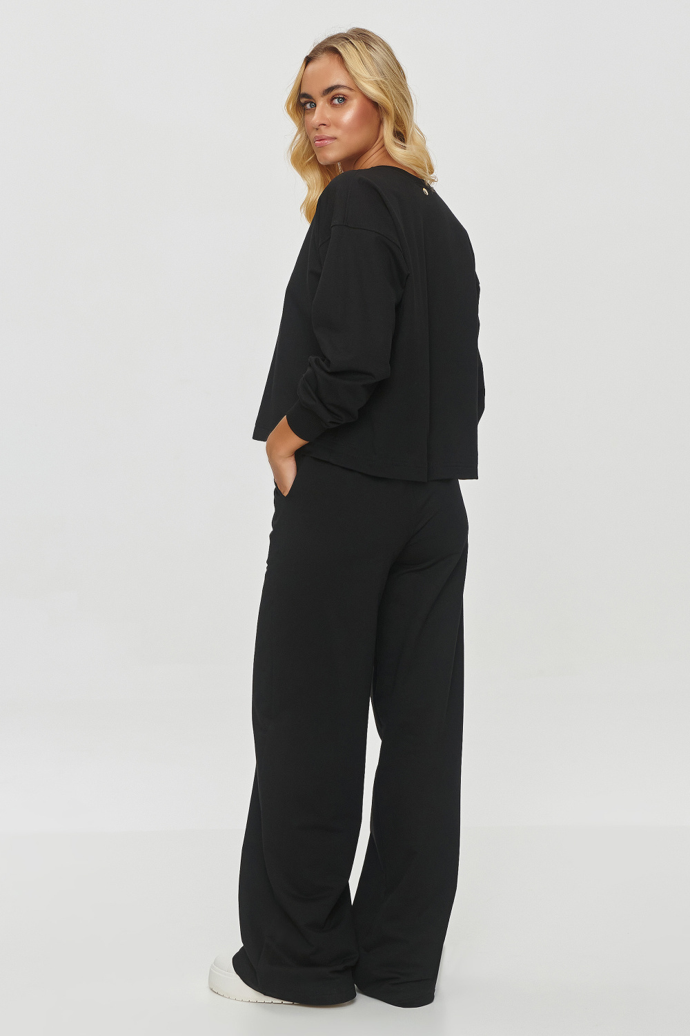 Spodnie Komplet Model M849 Black - Makadamia