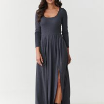 Sukienka Model M896 Antracyt – Makadamia