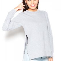 Bluzka Model K347 Grey – Katrus