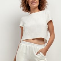 Szorty Damskie Model T402 White Sand – Tessita