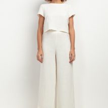 Spodnie Damskie Model T406 White Sand – Tessita