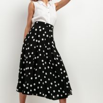Spódnica Model T407 Białe grochy – Tessita