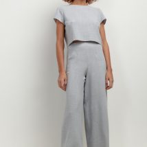 Spodnie Damskie Model T406 Grey Melange – Tessita