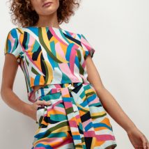 Bluzka Model T408 Kolorowa fala – Tessita