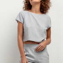 Bluzka Model T401 Grey Melange – Tessita