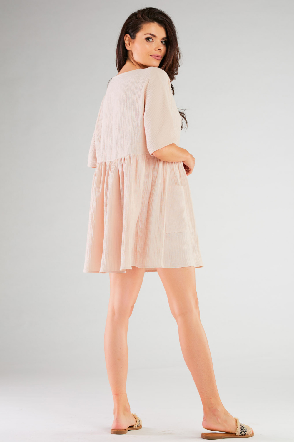 Sukienka Model M258 Beige - Infinite You - obrazek 4