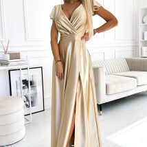 Sukienka Model Crystal 411-7 Gold – Numoco