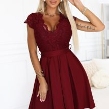 Sukienka Model Anna 242-5 Bordo – Numoco