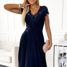Sukienka Model Linda 381-4 Navy – Numoco