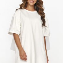 Sukienka Model NU474 Śmietana – Numinou