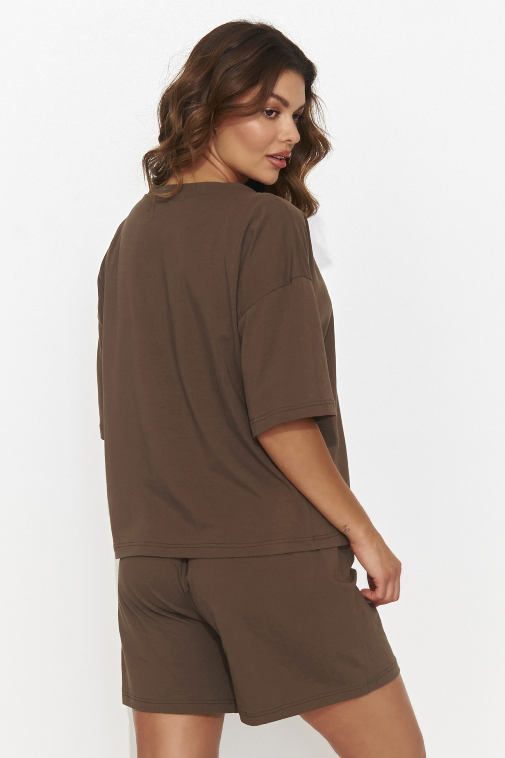 Spodnie Komplet Model NU463 Czekolada - Numinou - obrazek 4