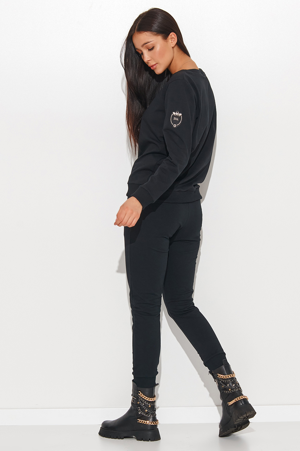 Spodnie Komplet Model NU379 Black - Numinou - obrazek 3