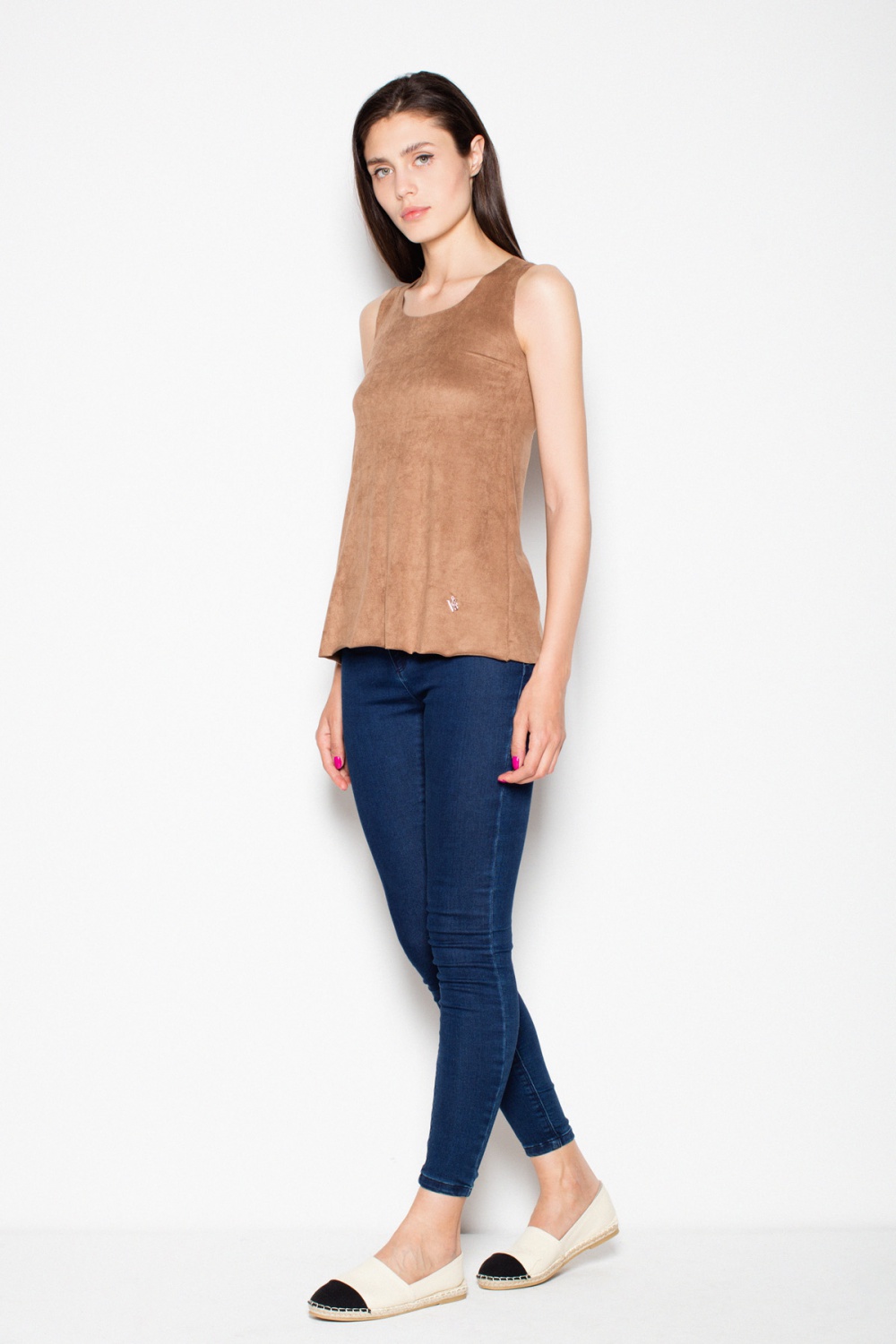 Koszulka Top Model VT001 Brown - Venaton - obrazek 3